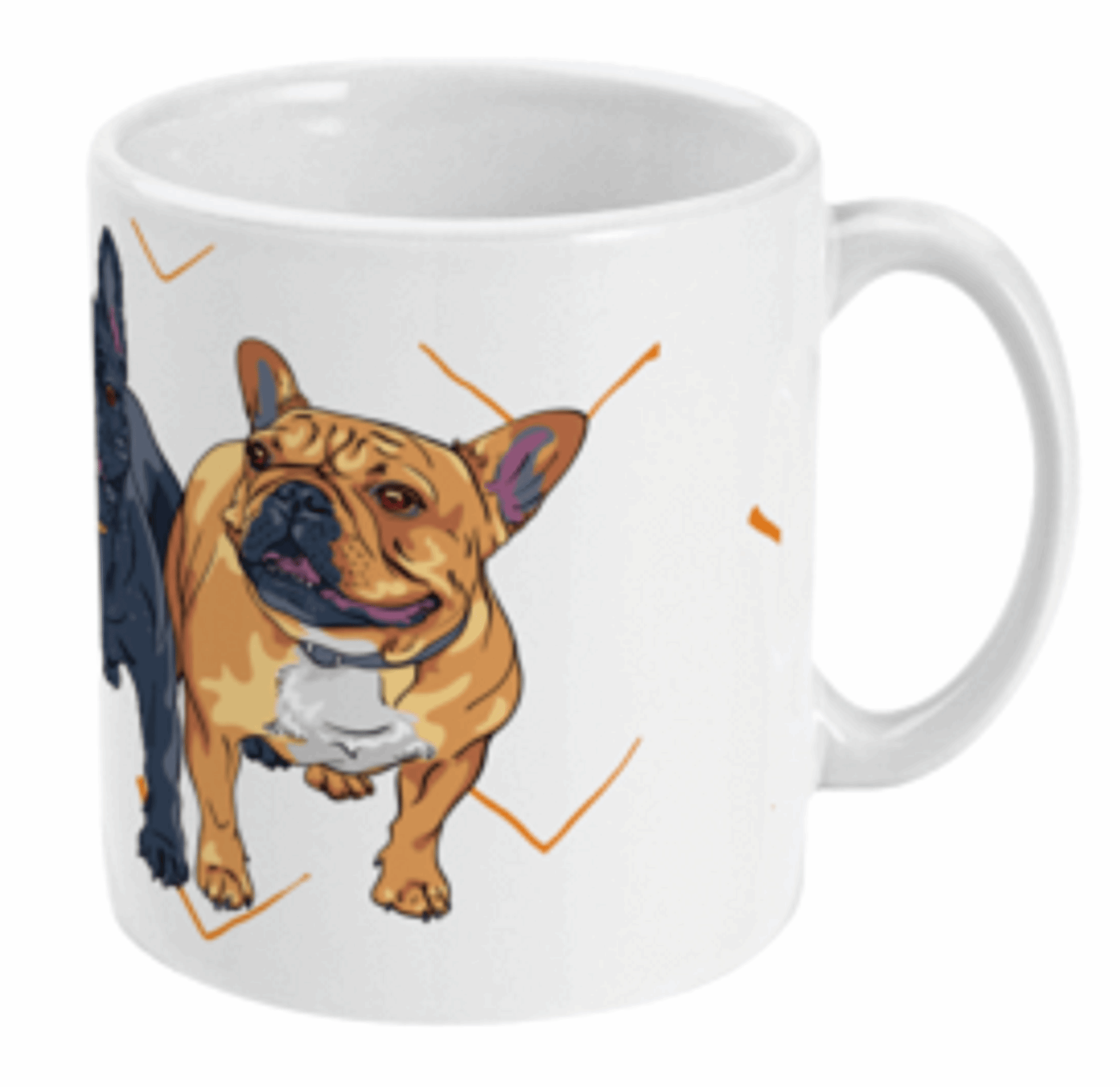  French Bulldogs Mug by Free Spirit Accessories sold by Free Spirit Accessories