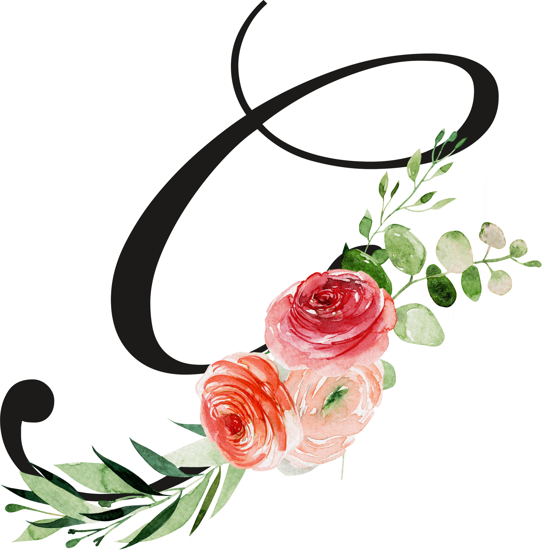  Floral Letter Initial Coffee or Tea Mug by Free Spirit Accessories sold by Free Spirit Accessories