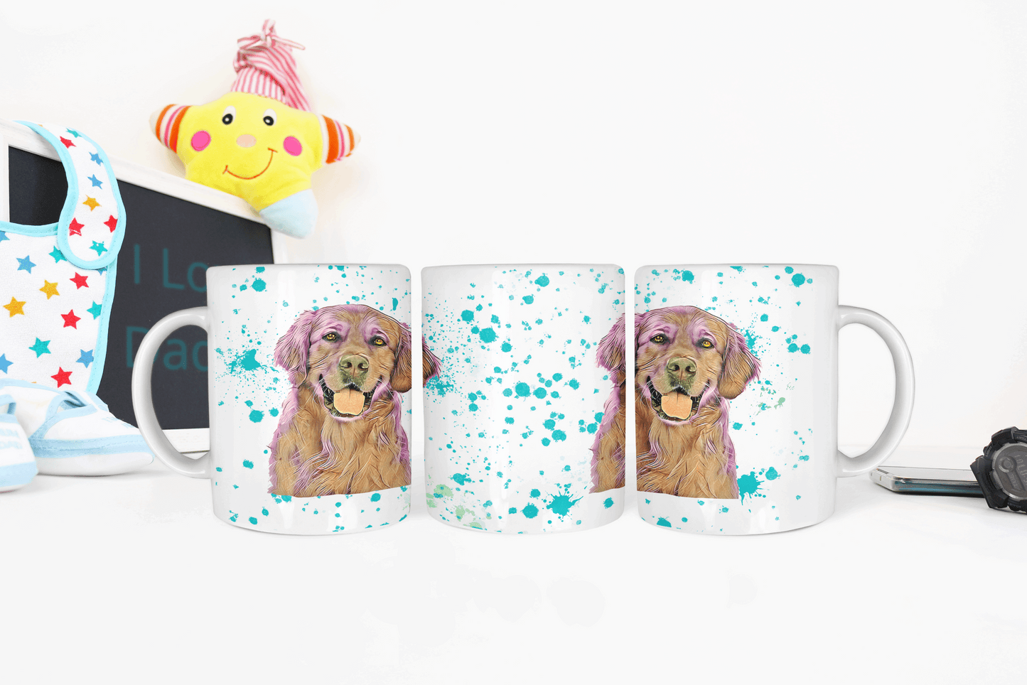  Golden Retreiver Dog Mug by Free Spirit Accessories sold by Free Spirit Accessories