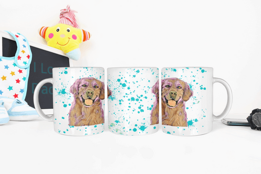  Golden Retreiver Dog Mug by Free Spirit Accessories sold by Free Spirit Accessories