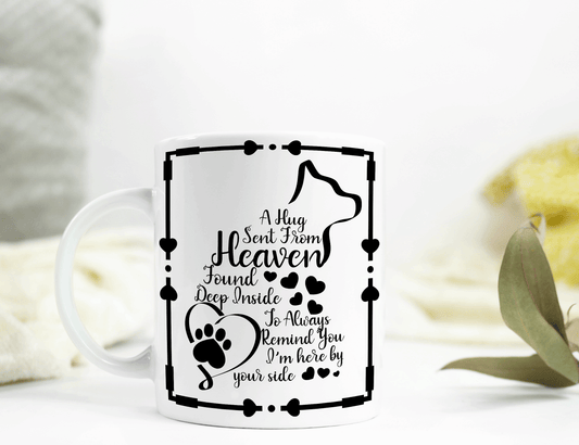  Hug Sent From Heaven Pet Memorial Mug by Free Spirit Accessories sold by Free Spirit Accessories