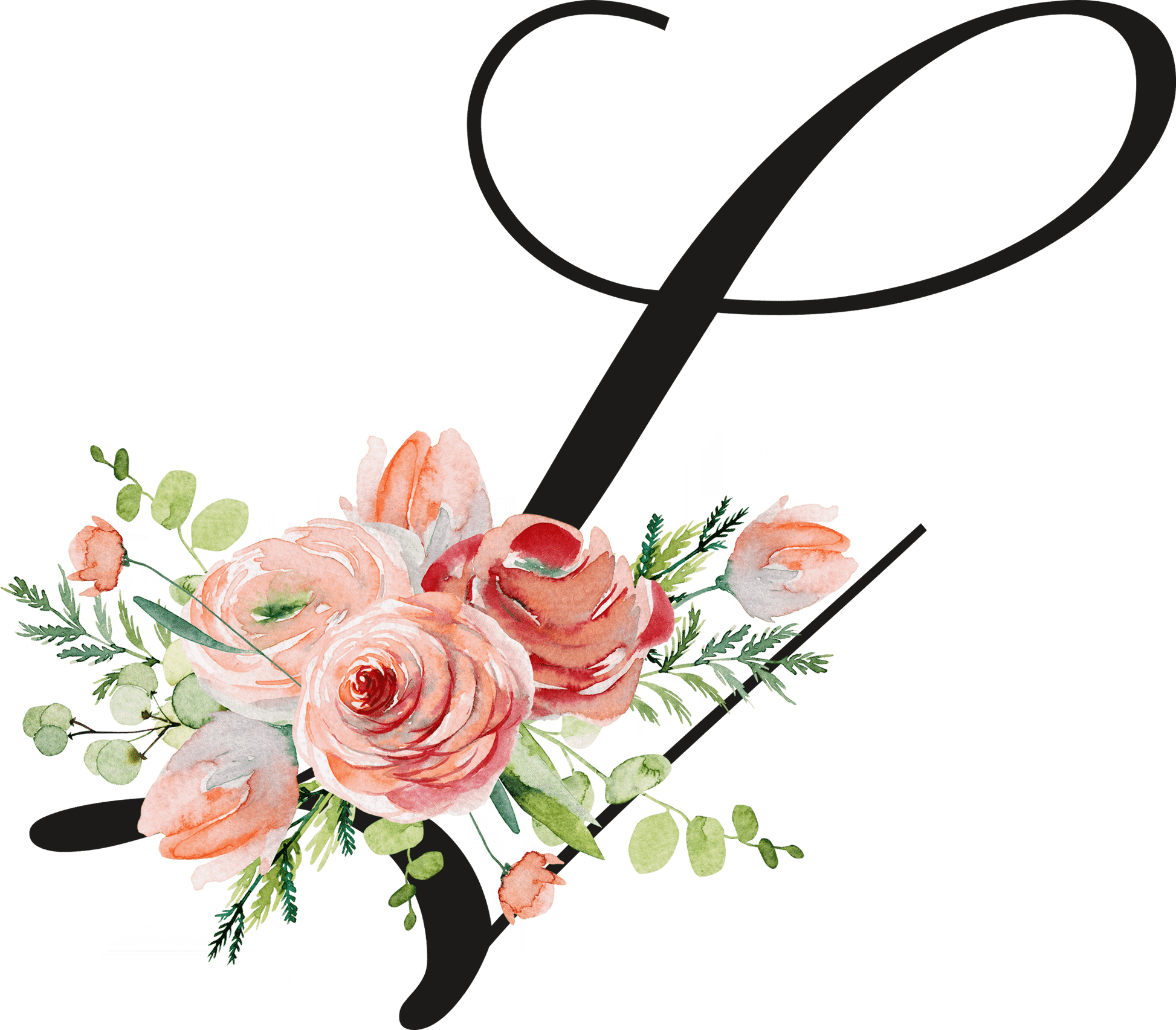  Floral Letter Initial Coffee or Tea Mug by Free Spirit Accessories sold by Free Spirit Accessories