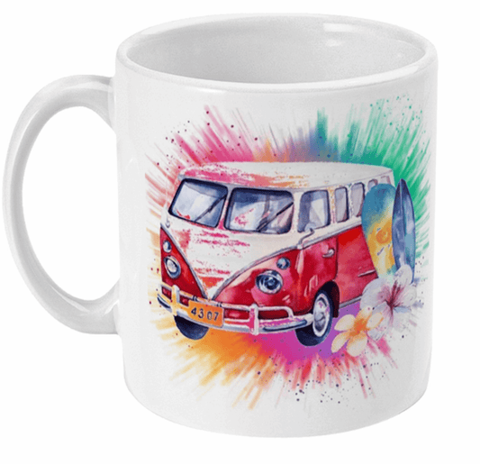  Surf Bus Camper Van Coffee Mug by Free Spirit Accessories sold by Free Spirit Accessories
