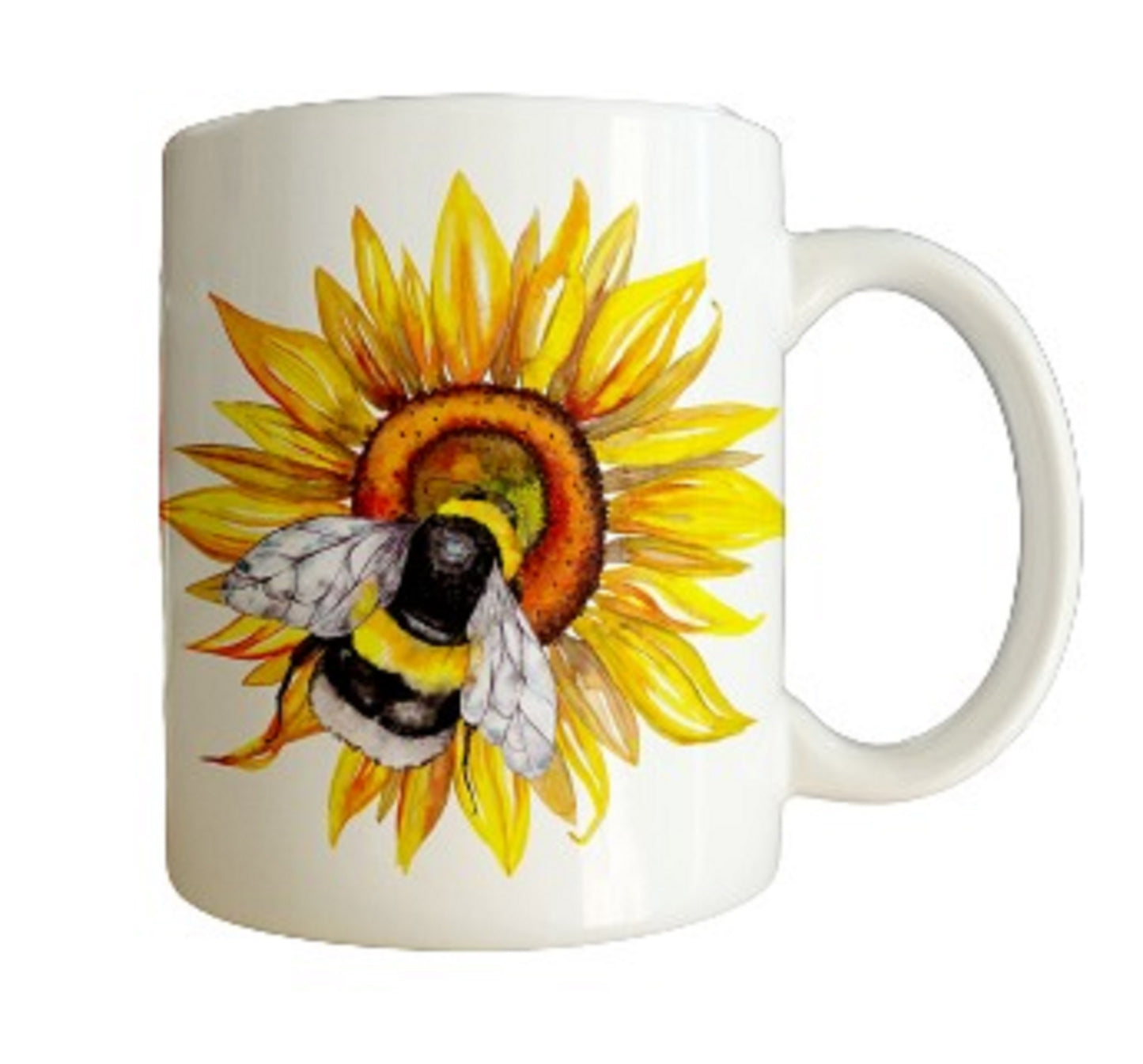  Bumble Bee on a Sunflower Coffee Mug by Free Spirit Accessories sold by Free Spirit Accessories