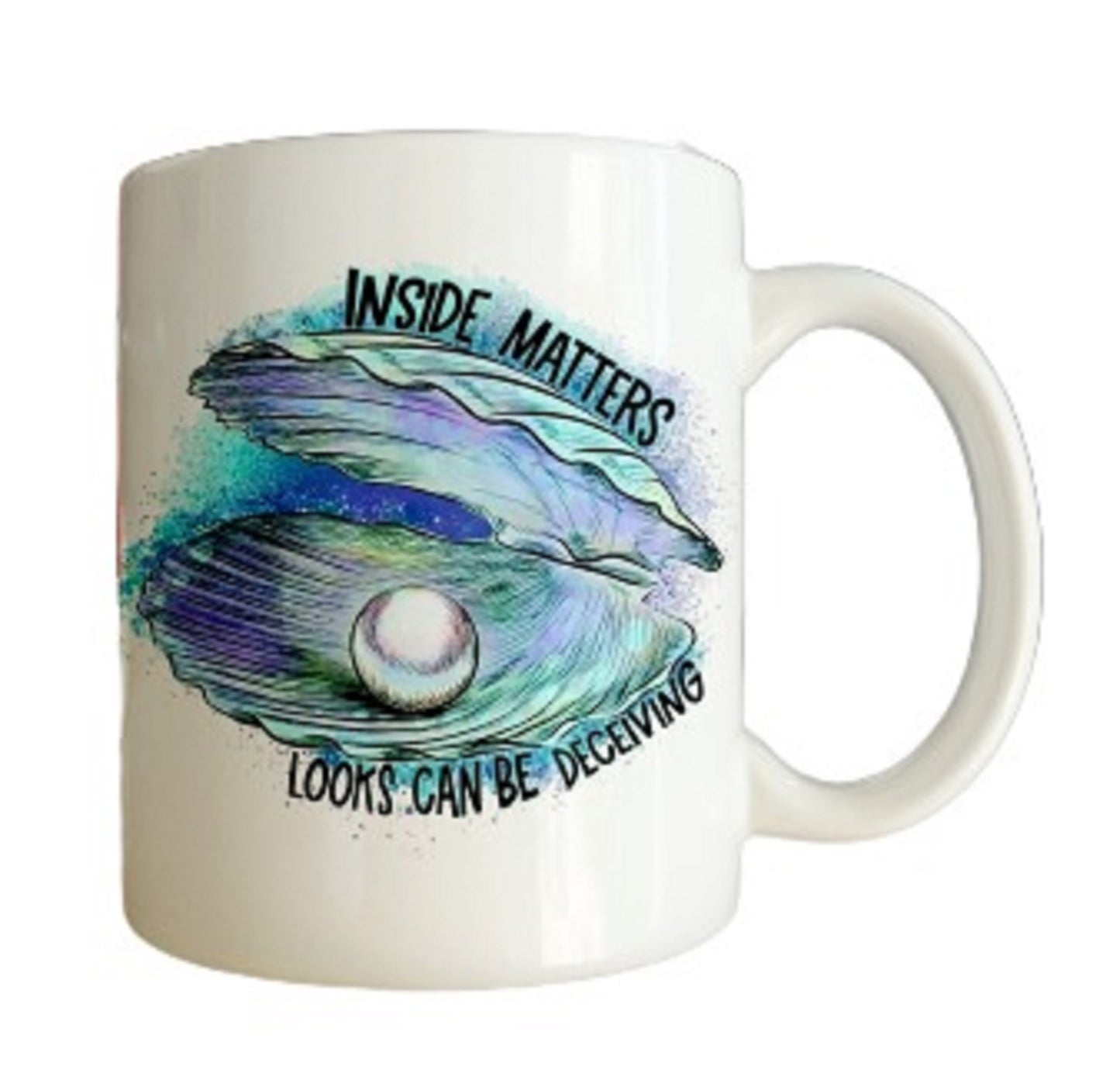 Inside Matters Looks Can Be Deceiving Mug by Free Spirit Accessories sold by Free Spirit Accessories