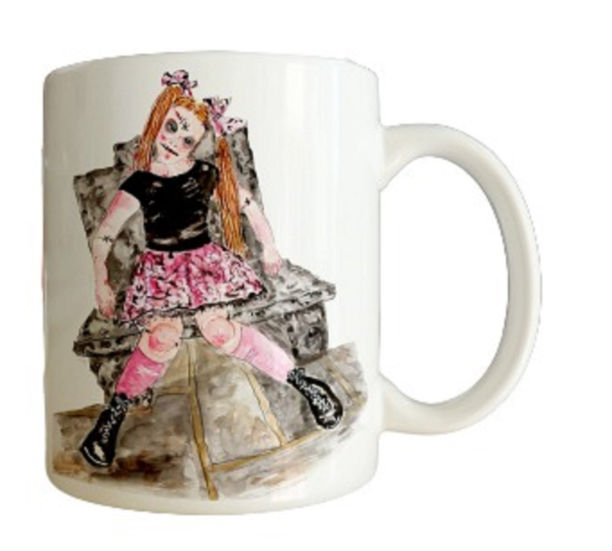  Gothic Girl Halloween Coffee Mug by Free Spirit Accessories sold by Free Spirit Accessories