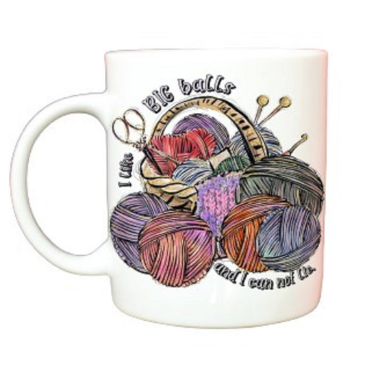  Funny I Like Big Balls Mug by Free Spirit Accessories sold by Free Spirit Accessories