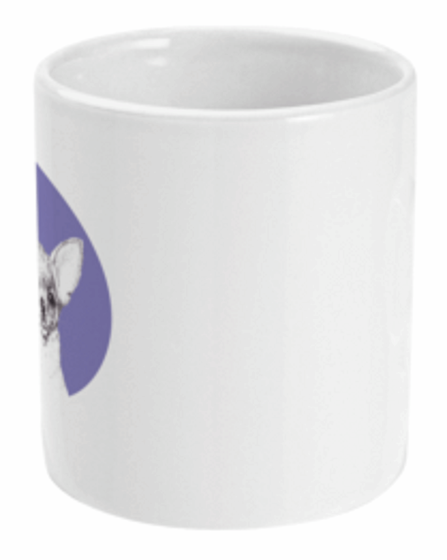  Chihuahua in Purple Circle Coffee Mug by Free Spirit Accessories sold by Free Spirit Accessories