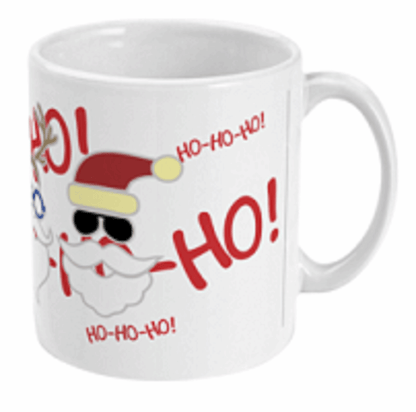  Ho-Ho-Ho Christmas Mug by Free Spirit Accessories sold by Free Spirit Accessories