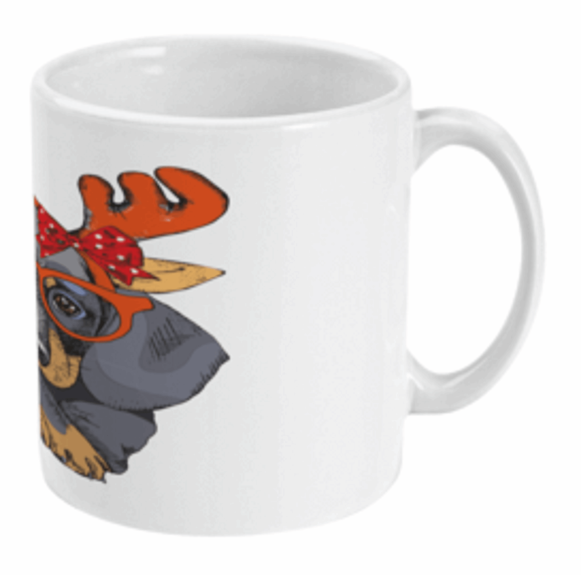  Christmas Dauschund Dog Coffee Mug by Free Spirit Accessories sold by Free Spirit Accessories