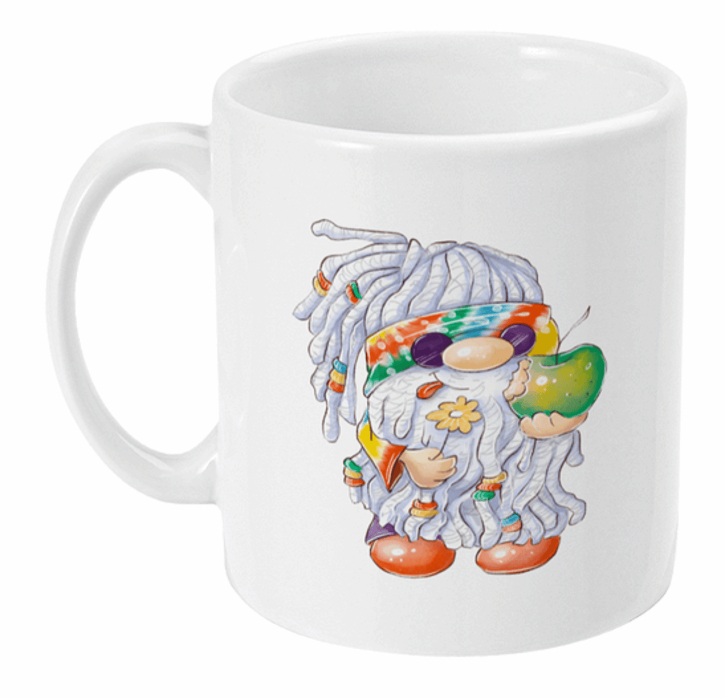  Dreadlocked Hippy Gnome Coffee Mug by Free Spirit Accessories sold by Free Spirit Accessories