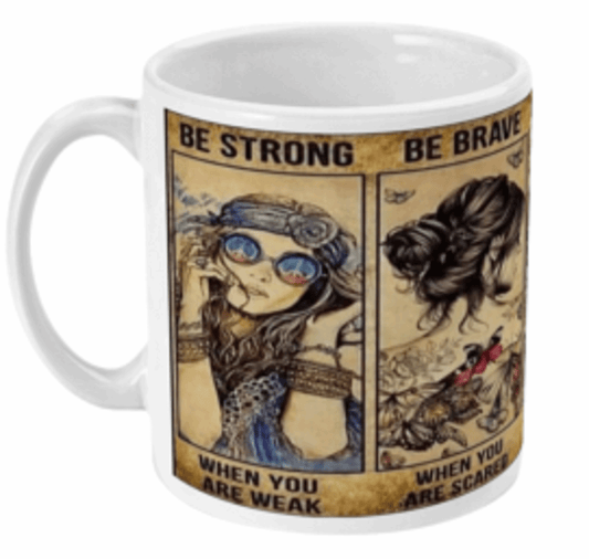  Be Strong Be Brave Coffee Mug by Free Spirit Accessories sold by Free Spirit Accessories