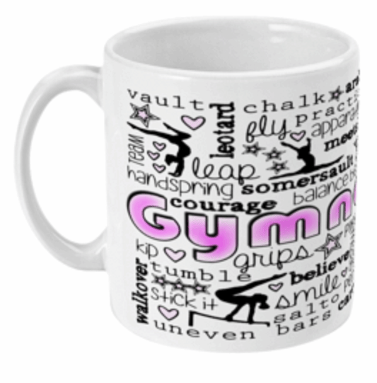  Gymnastics Sayings Coffee or Tea Mug by Free Spirit Accessories sold by Free Spirit Accessories
