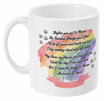  Rainbow Bridge Pet Photo Mug by Free Spirit Accessories sold by Free Spirit Accessories