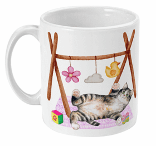  Kitten Playing With Baby Toys Coffee Mug by Free Spirit Accessories sold by Free Spirit Accessories