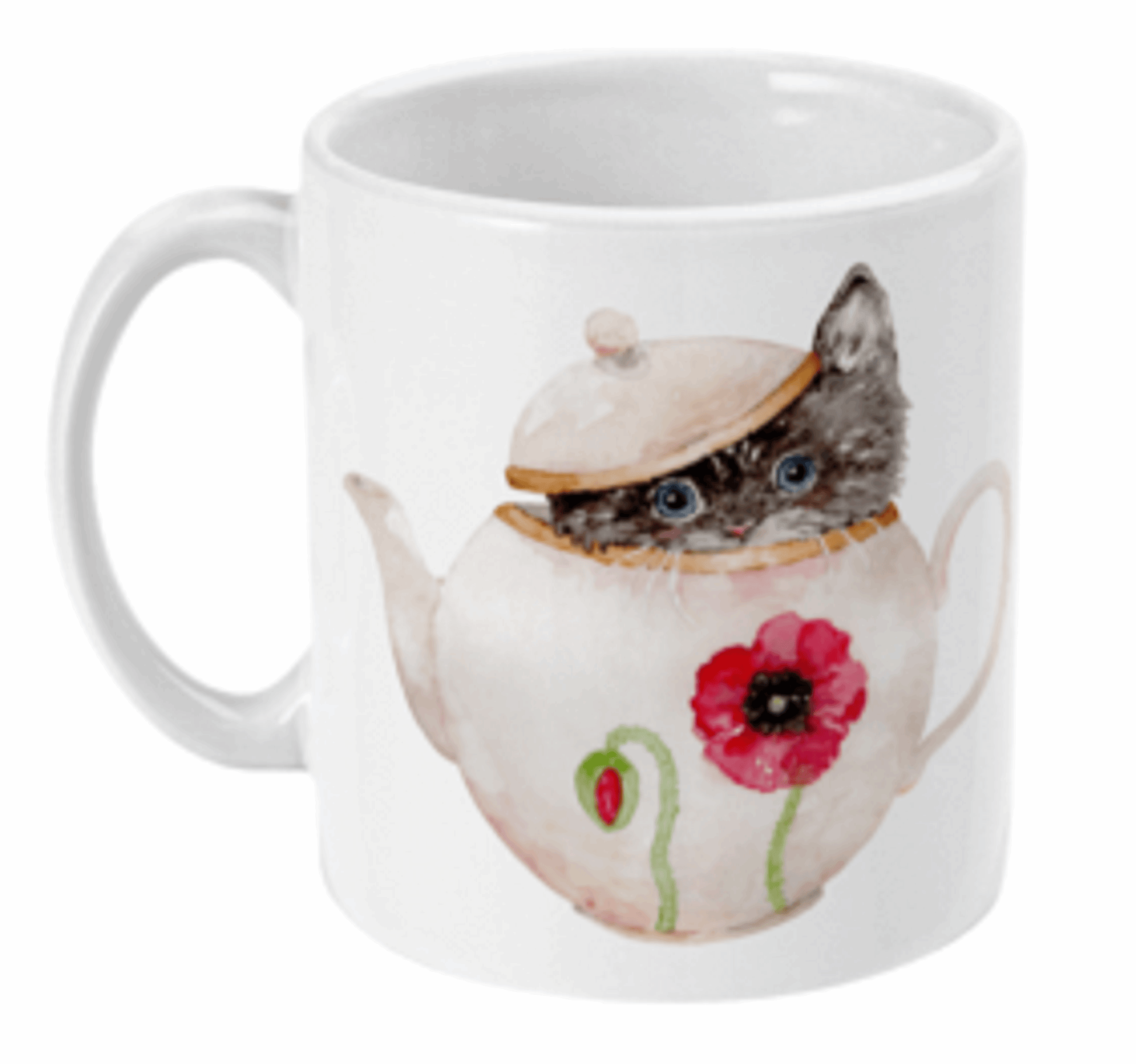  Kitten in a Tea Pot Coffee Mug by Free Spirit Accessories sold by Free Spirit Accessories