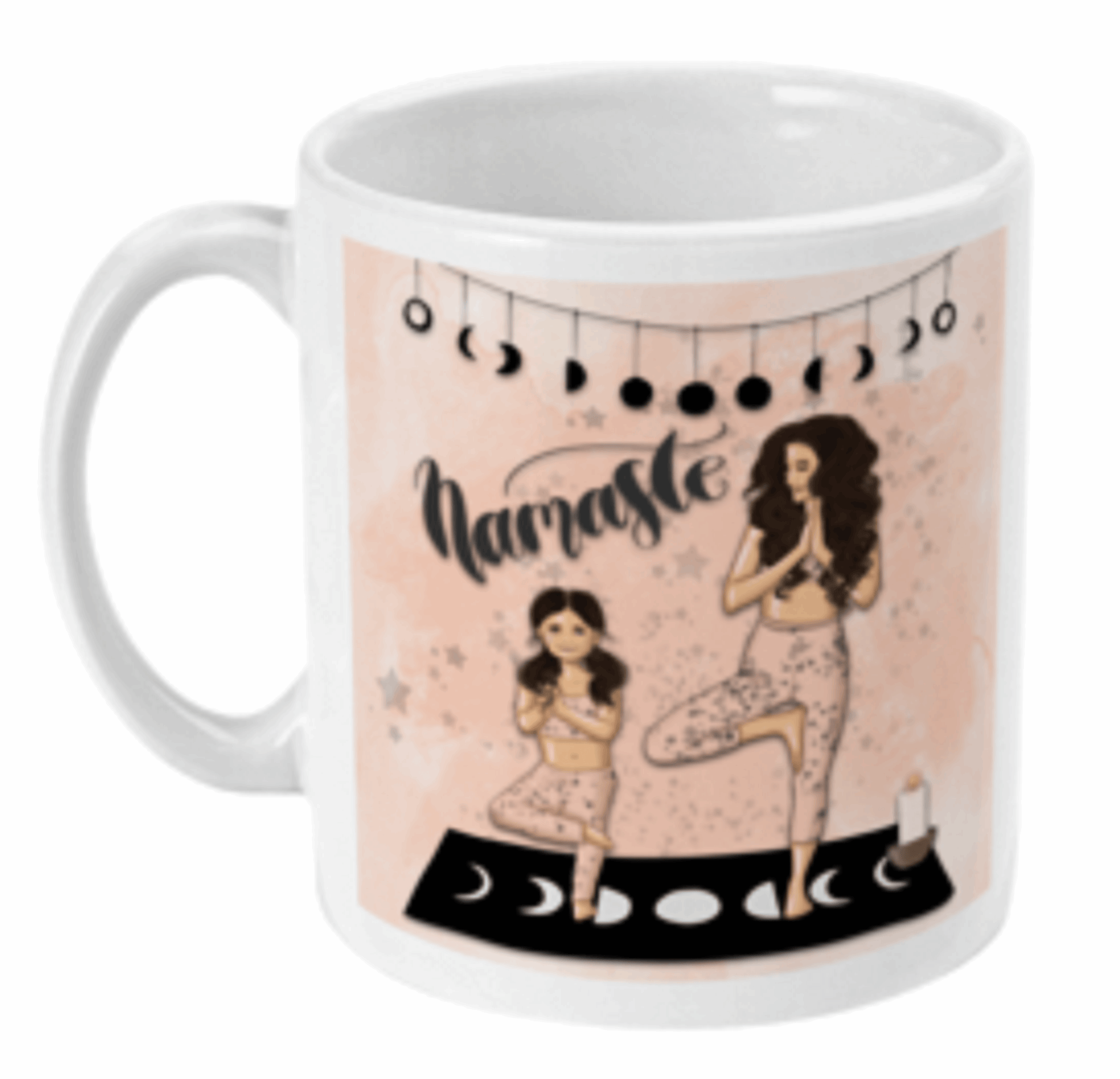  Namaste Yoga Coffee or Tea Mug by Free Spirit Accessories sold by Free Spirit Accessories