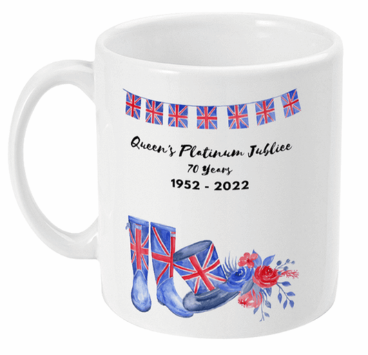  Queens Platinum Jubilee Coffee Mug by Free Spirit Accessories sold by Free Spirit Accessories
