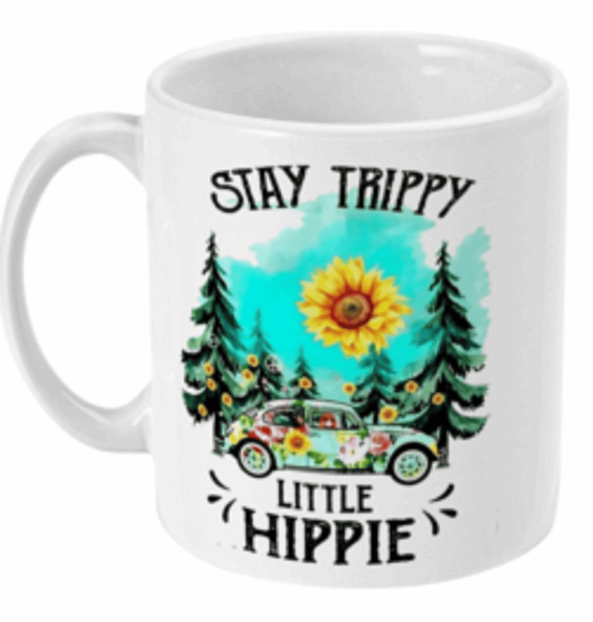  Stay Trippy Little Hippy Coffee Mug by Free Spirit Accessories sold by Free Spirit Accessories