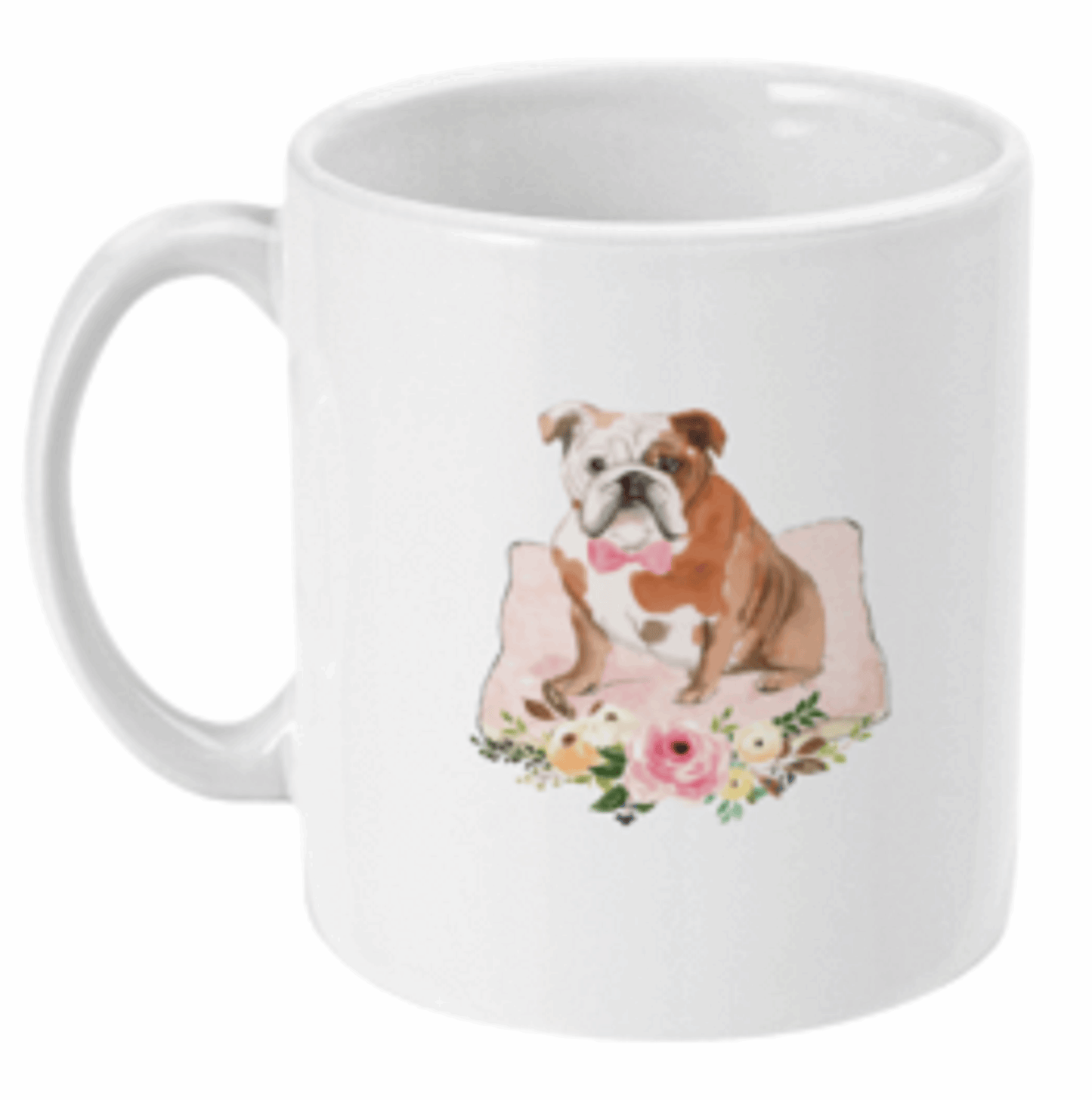  Bulldog on Cushion Coffee or Tea Mug by Free Spirit Accessories sold by Free Spirit Accessories
