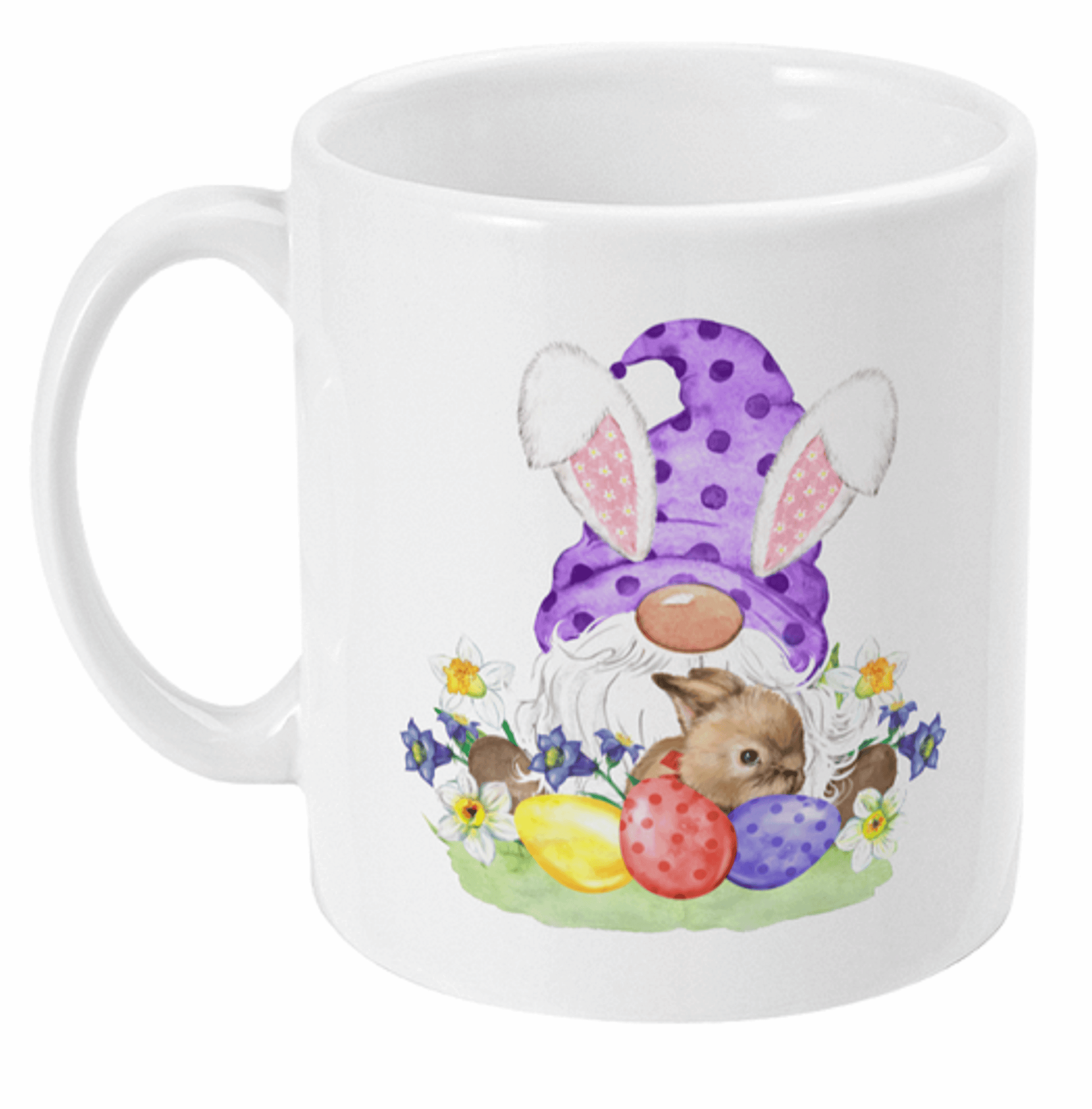  Easter Bunny Gnome Coffee Mug by Free Spirit Accessories sold by Free Spirit Accessories