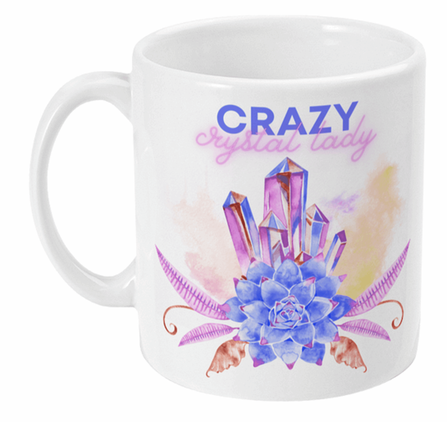  Crazy Crystal Lady Coffee Mug by Free Spirit Accessories sold by Free Spirit Accessories