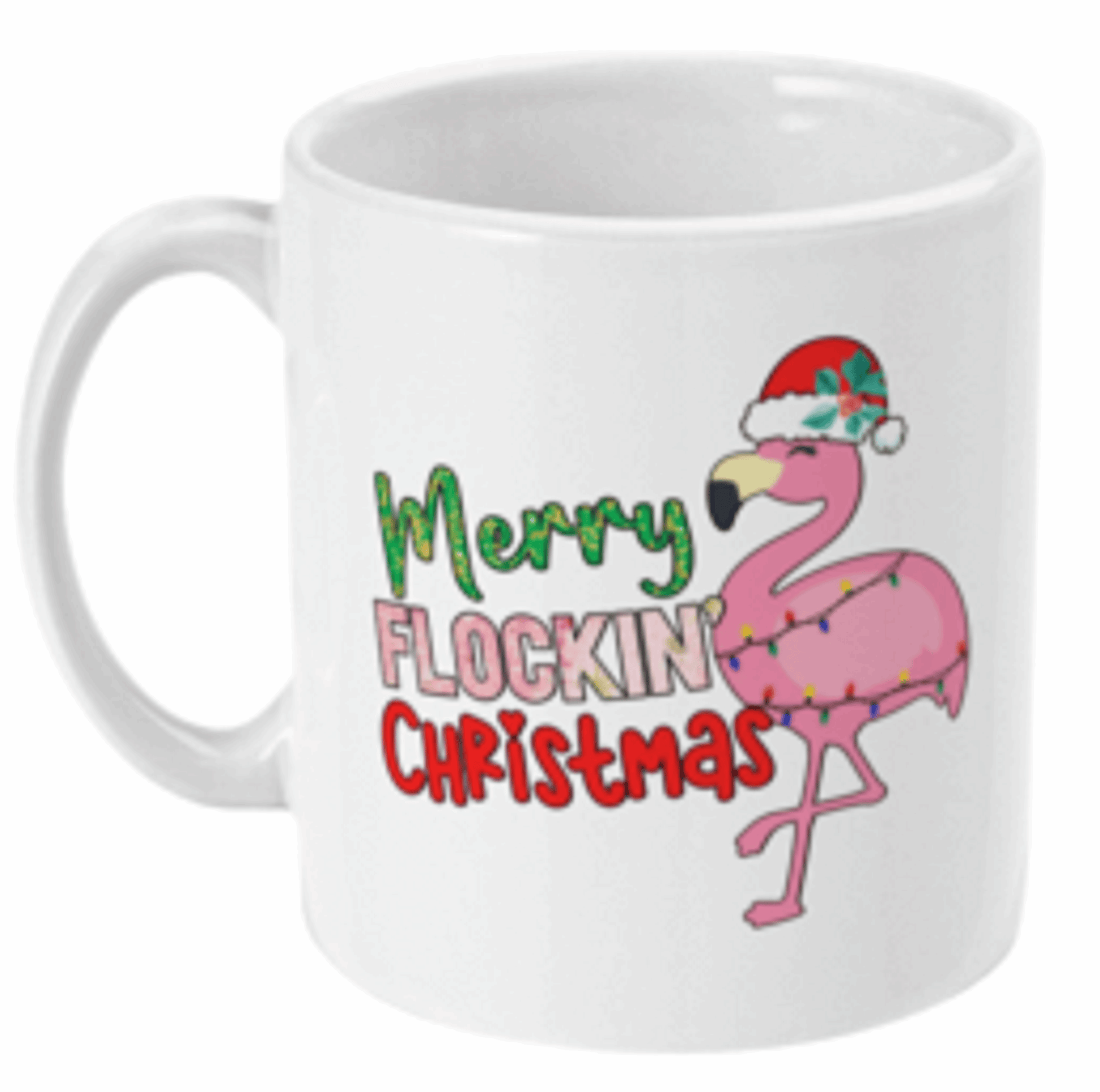  Merry Flocking Christmas Coffee Mug by Free Spirit Accessories sold by Free Spirit Accessories