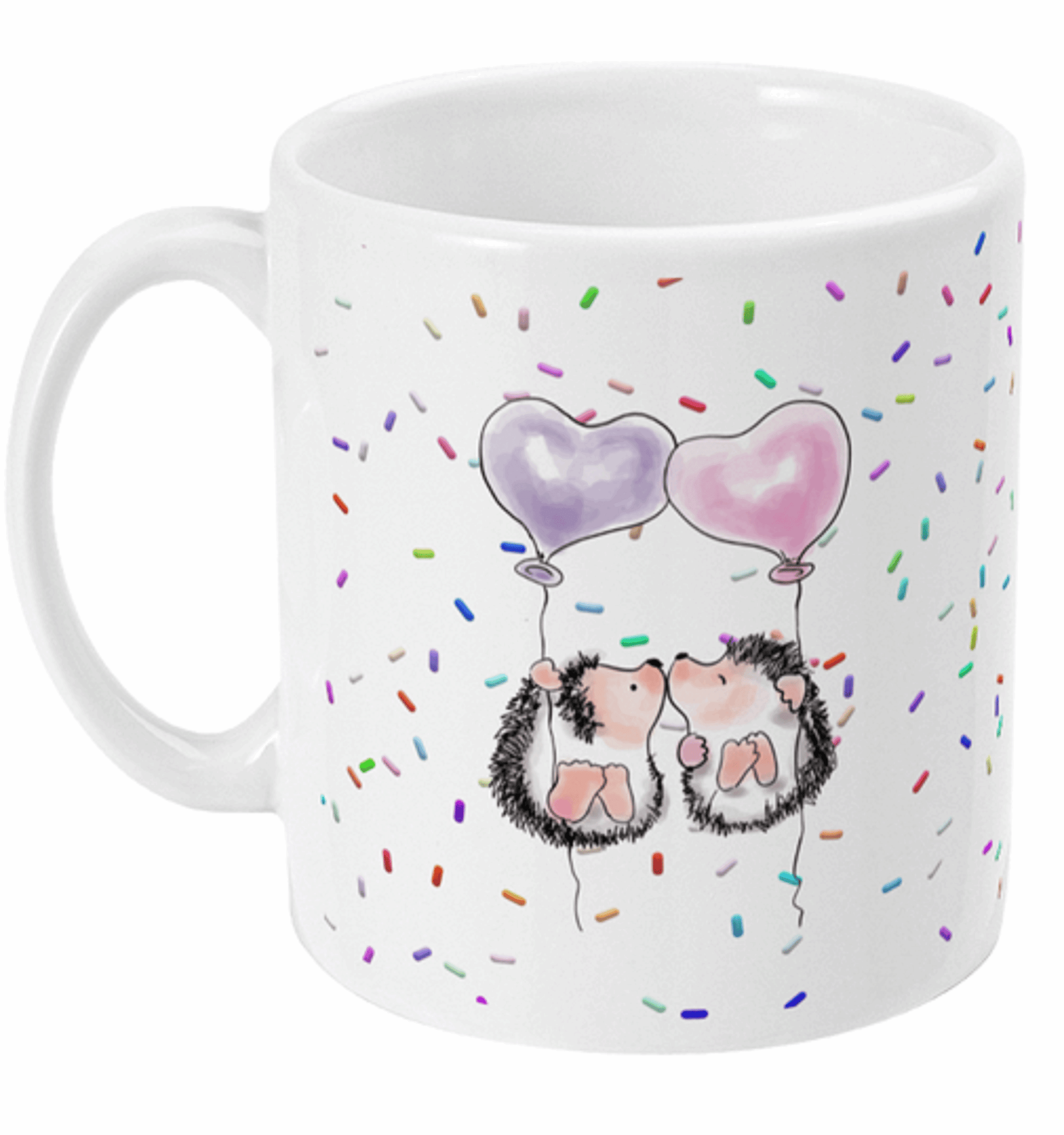  Cute Kissing Hedgehogs Coffee Mug by Free Spirit Accessories sold by Free Spirit Accessories