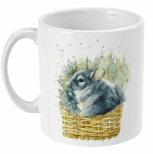  Chinchilla in Basket Coffee Mug by Free Spirit Accessories sold by Free Spirit Accessories