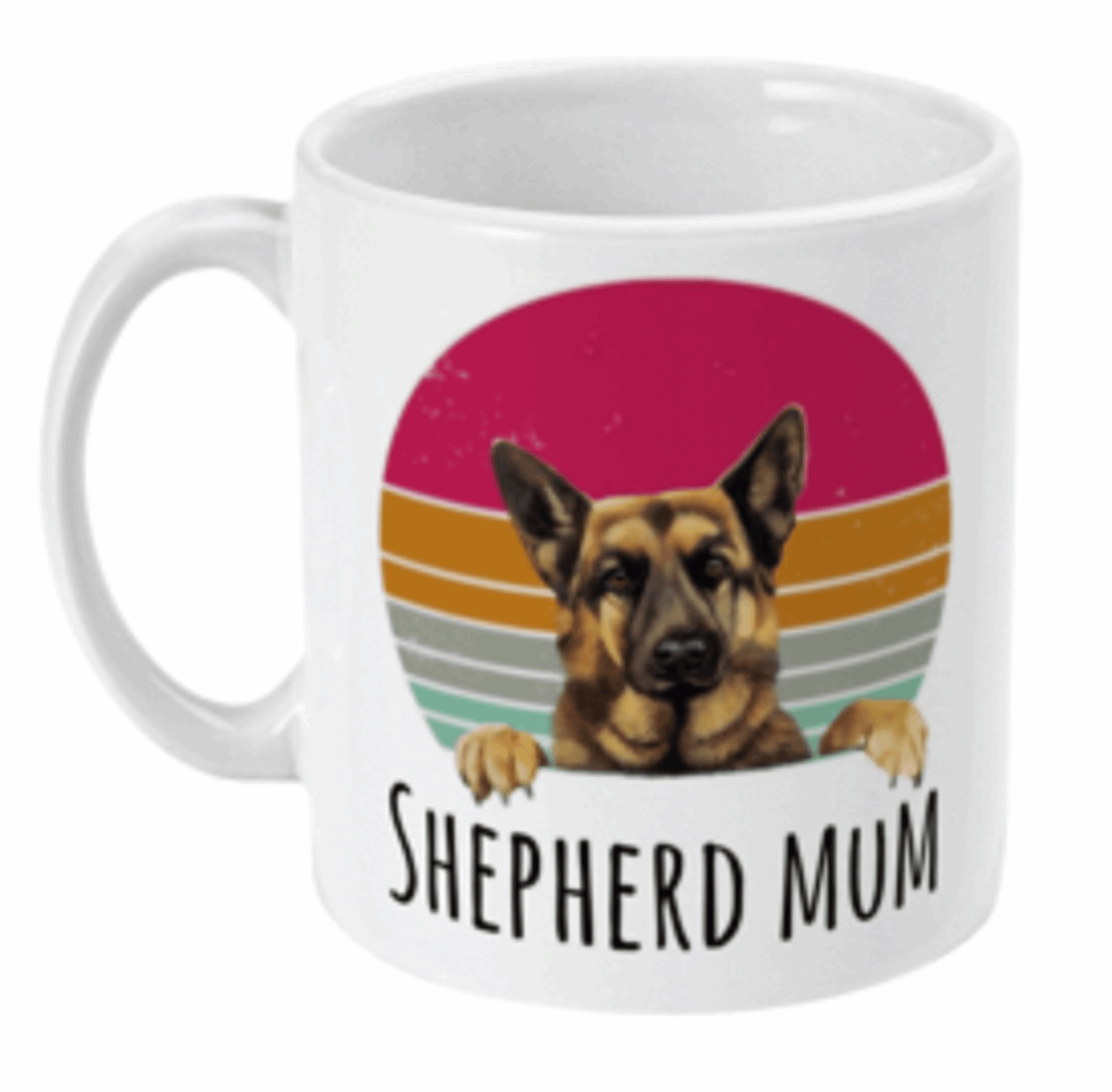  German Shepherd Mum Coffee Mug by Free Spirit Accessories sold by Free Spirit Accessories