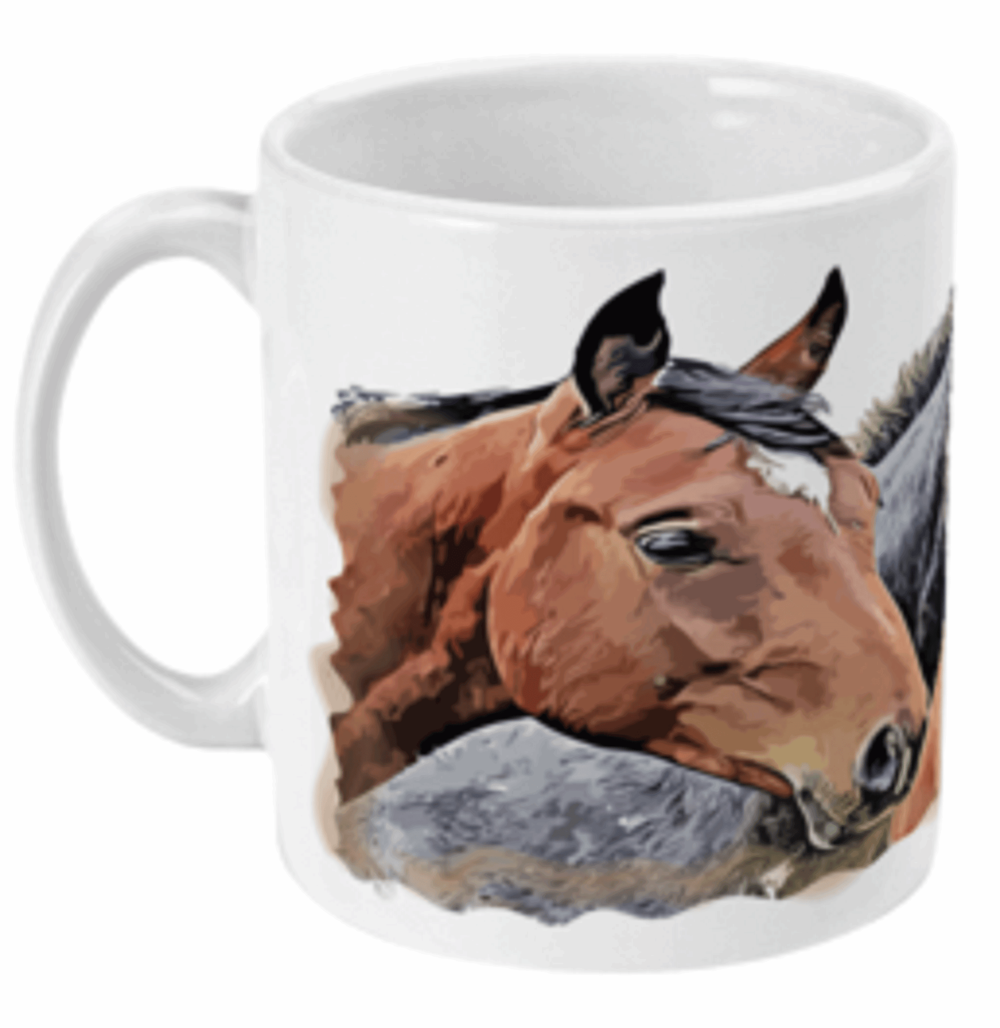  Three Beautiful Horses Coffee or Tea Mug by Free Spirit Accessories sold by Free Spirit Accessories
