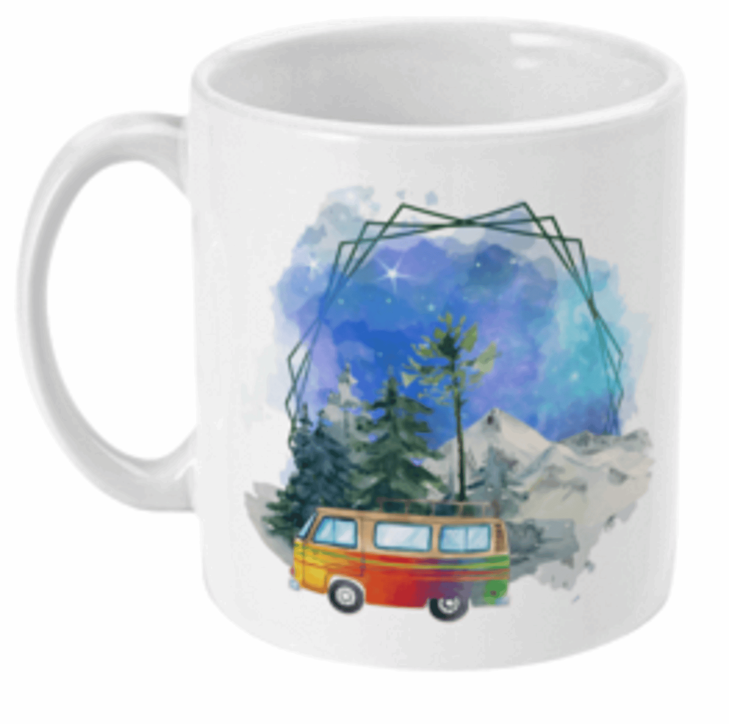  Water Colour Camping Camper Van Coffee Mug by Free Spirit Accessories sold by Free Spirit Accessories