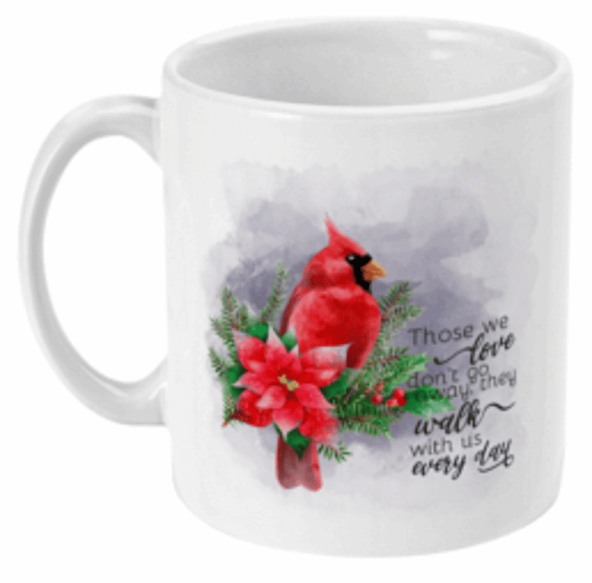  Red Cardinals Walk With You Everyday Coffee Mug by Free Spirit Accessories sold by Free Spirit Accessories