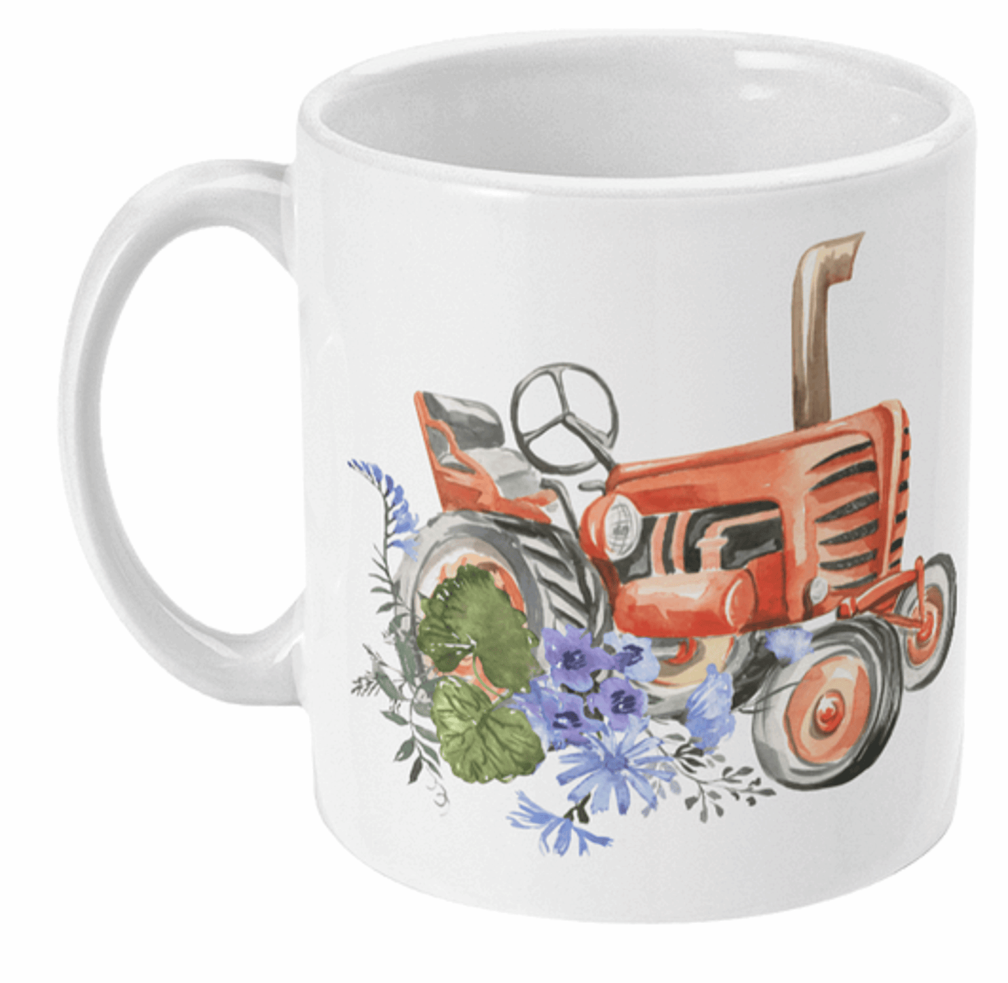  Beautiful Old Fashion Tractor With Flowers Mug by Free Spirit Accessories sold by Free Spirit Accessories