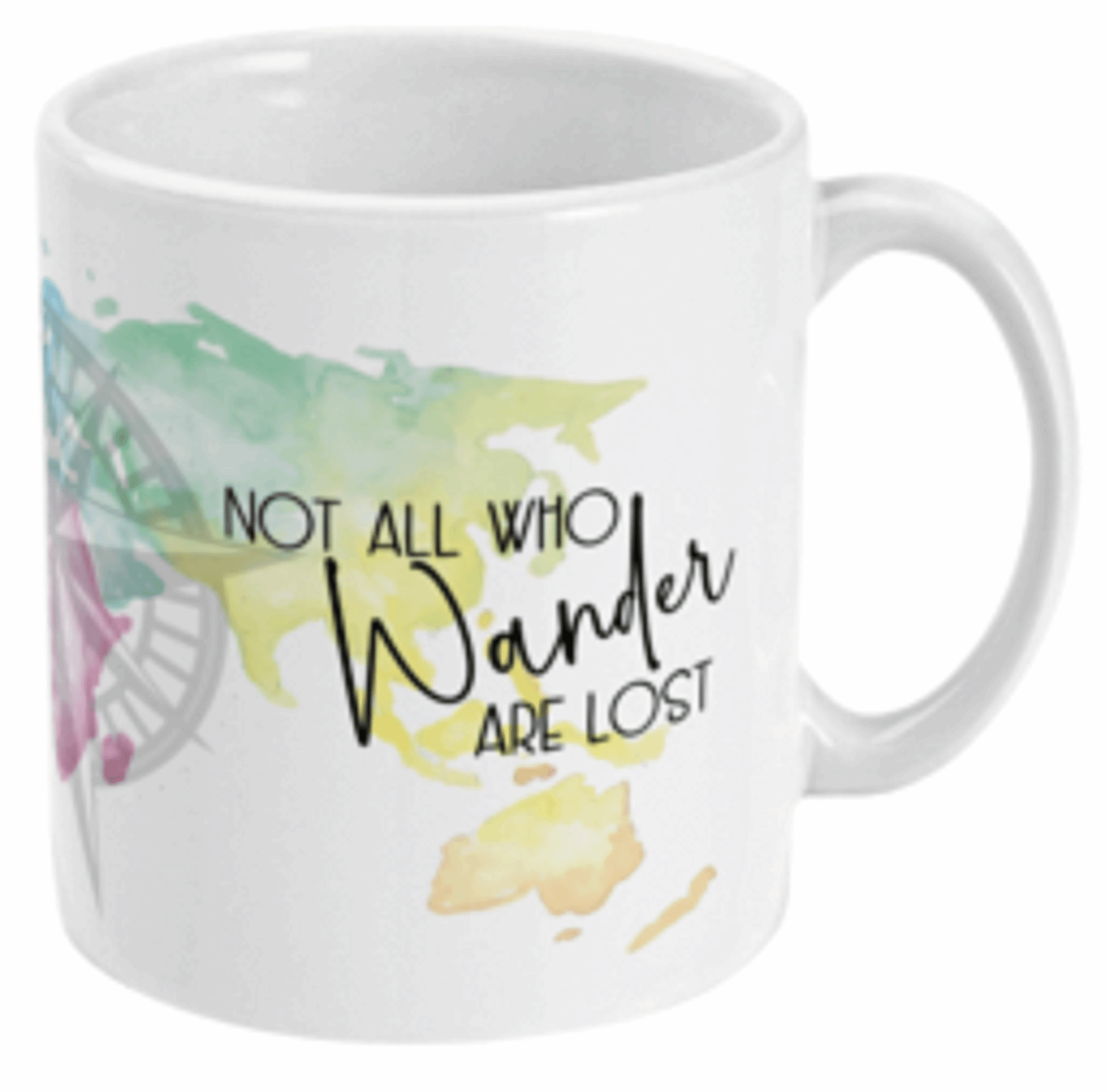  Not All Who Wander Are Lost Mug by Free Spirit Accessories sold by Free Spirit Accessories