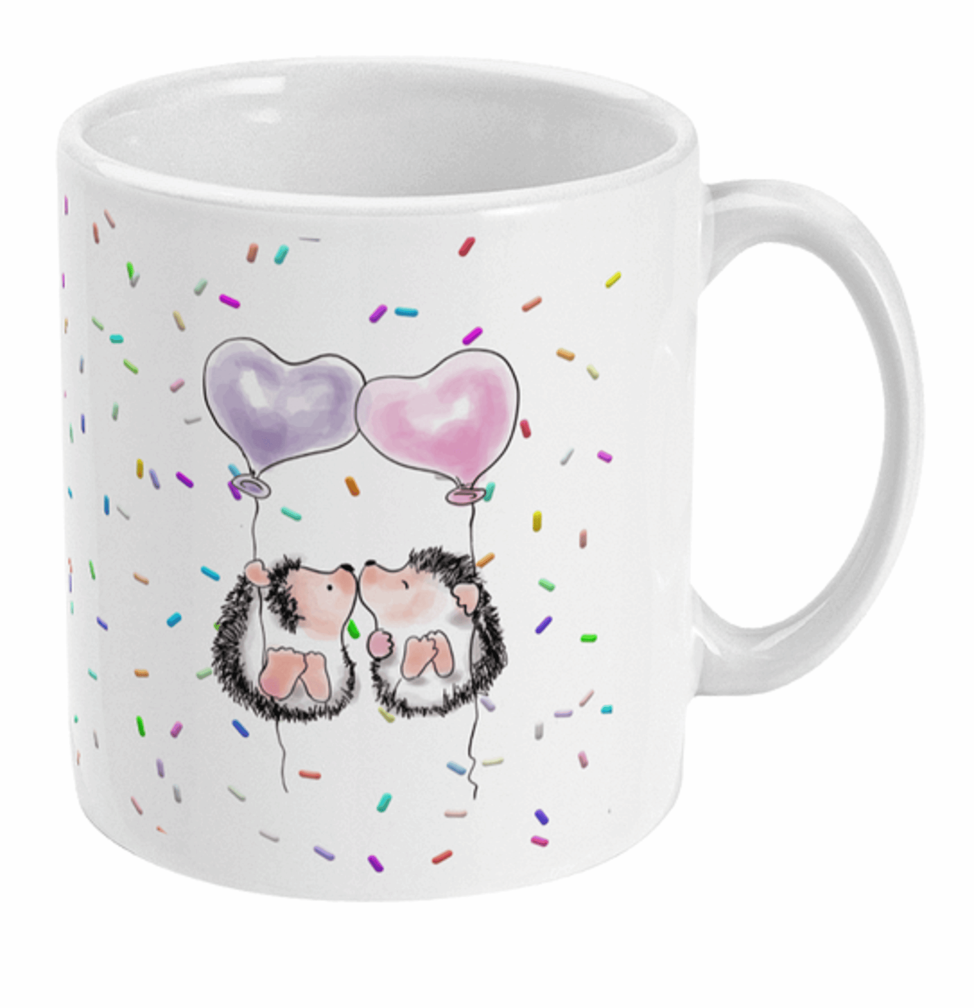  Cute Kissing Hedgehogs Coffee Mug by Free Spirit Accessories sold by Free Spirit Accessories