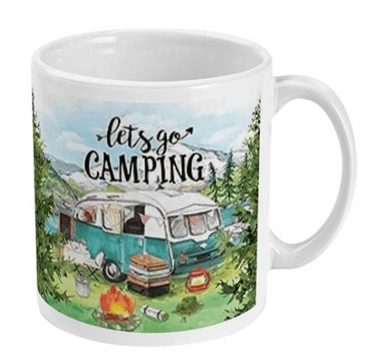  Lets Go Camping Coffee or Tea Mug by Free Spirit Accessories sold by Free Spirit Accessories