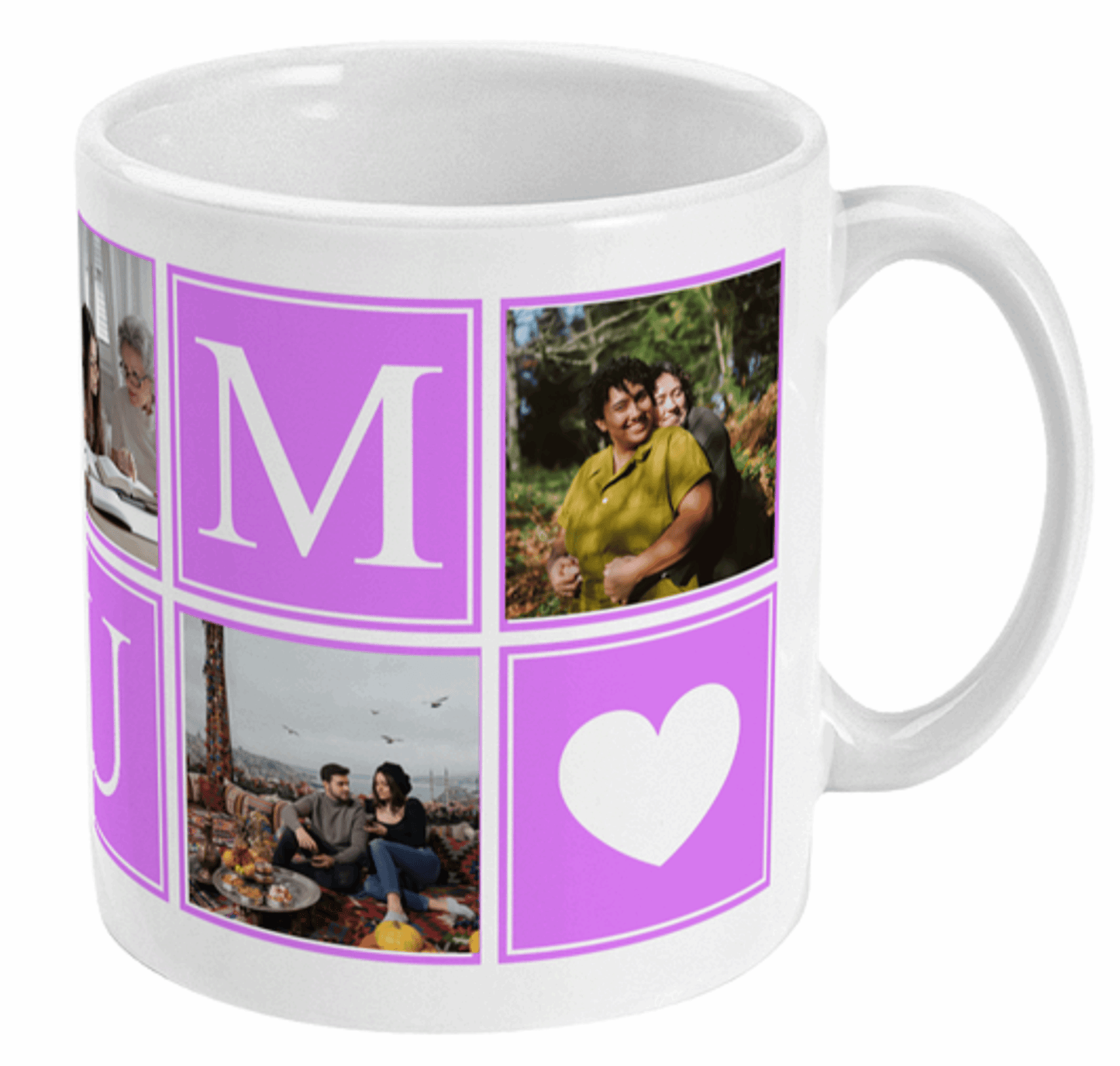  Mum Photo Mug with 5 of your photos by Free Spirit Accessories sold by Free Spirit Accessories