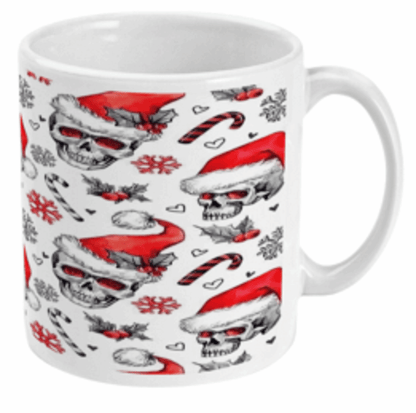  Skull Father Christmas Coffee Mug by Free Spirit Accessories sold by Free Spirit Accessories