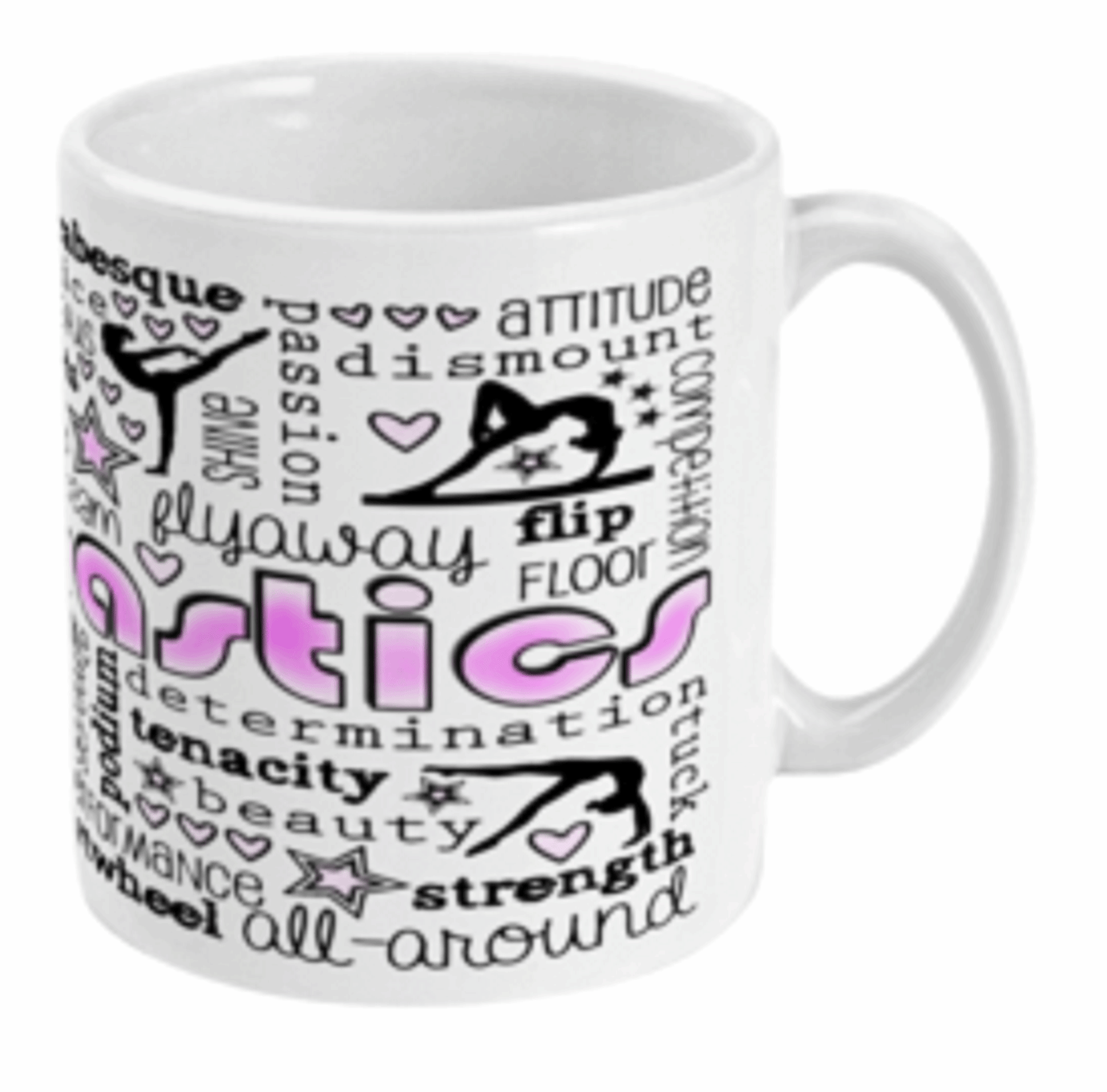  Gymnastics Sayings Coffee or Tea Mug by Free Spirit Accessories sold by Free Spirit Accessories