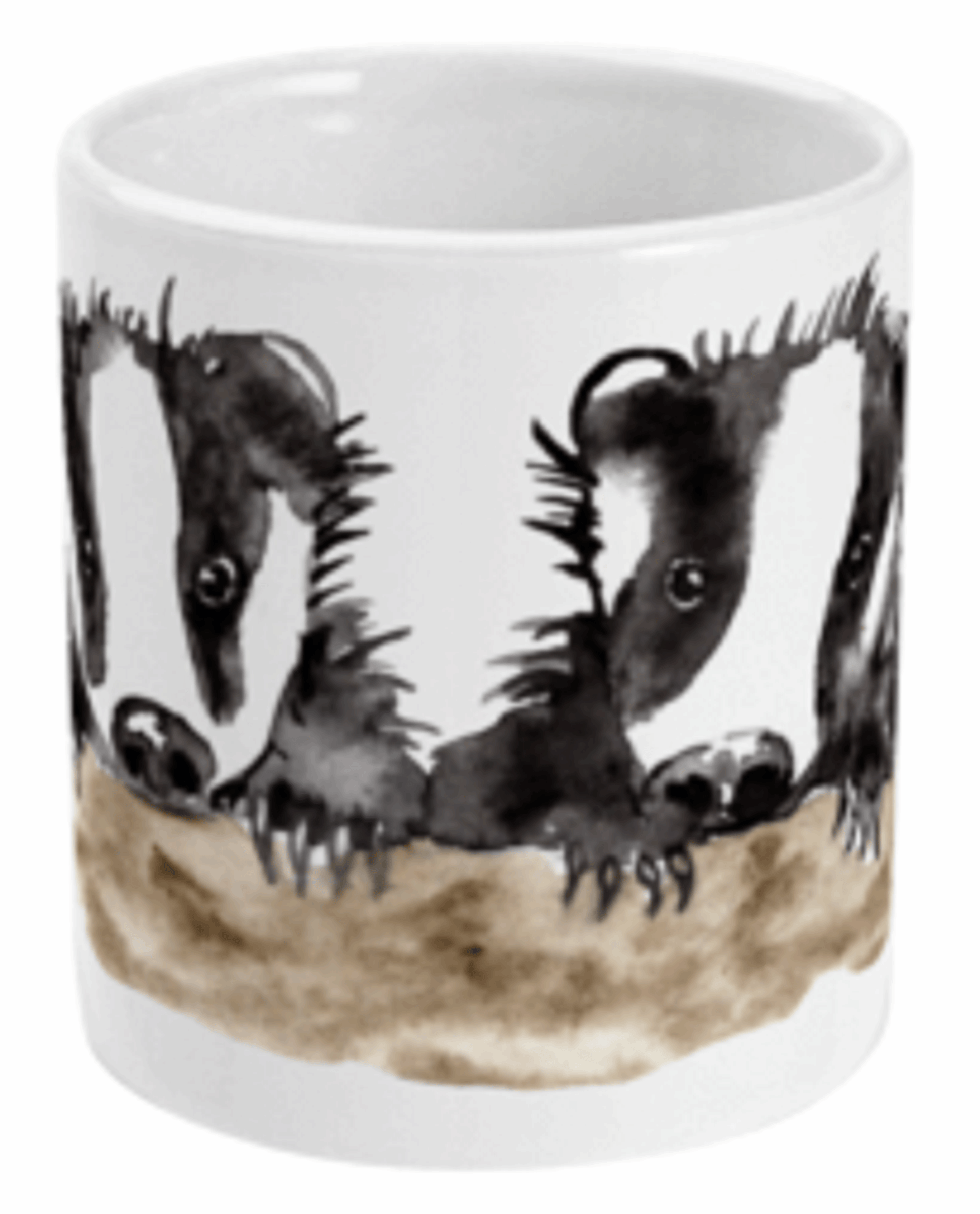  Two Badgers Beautiful Coffee or Tea Mug by Free Spirit Accessories sold by Free Spirit Accessories