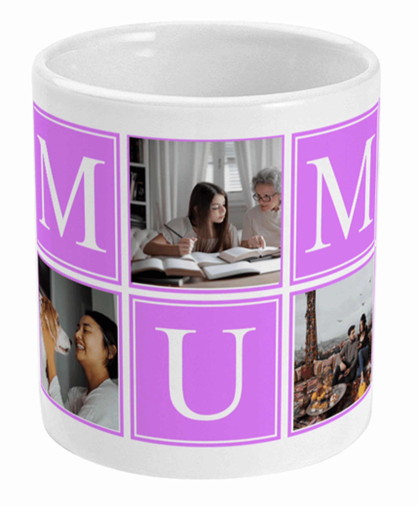  Mum Photo Mug with 5 of your photos by Free Spirit Accessories sold by Free Spirit Accessories