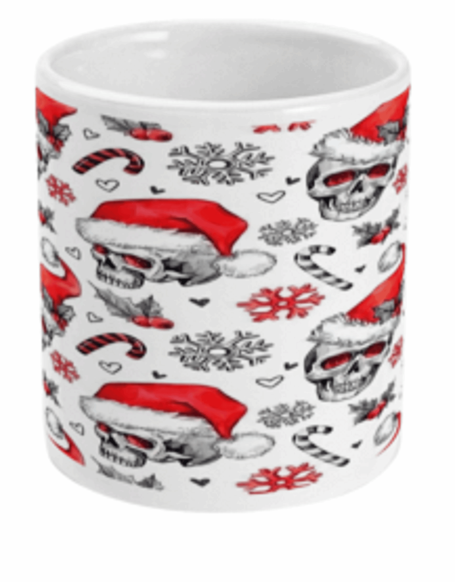  Skull Father Christmas Coffee Mug by Free Spirit Accessories sold by Free Spirit Accessories