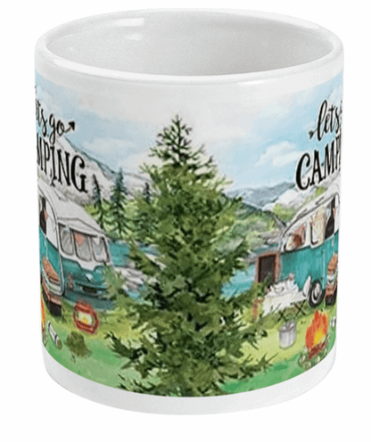  Lets Go Camping Coffee or Tea Mug by Free Spirit Accessories sold by Free Spirit Accessories