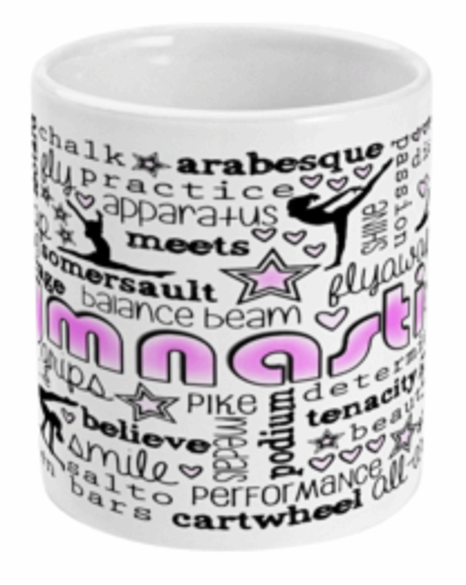  Gymnastics Sayings Coffee or Tea Mug by Free Spirit Accessories sold by Free Spirit Accessories