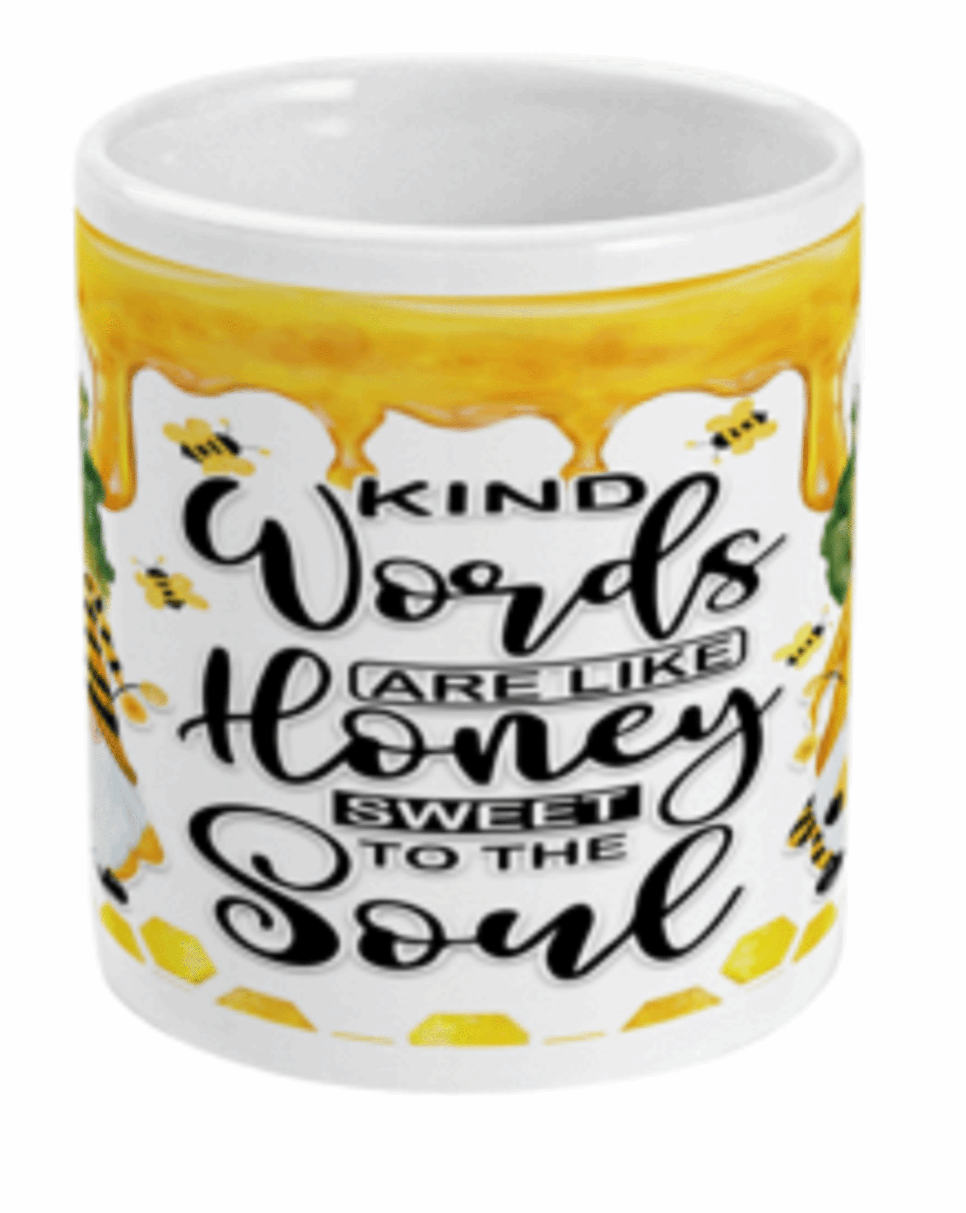  Kind Words Are Like Honey Coffee Mug by Free Spirit Accessories sold by Free Spirit Accessories