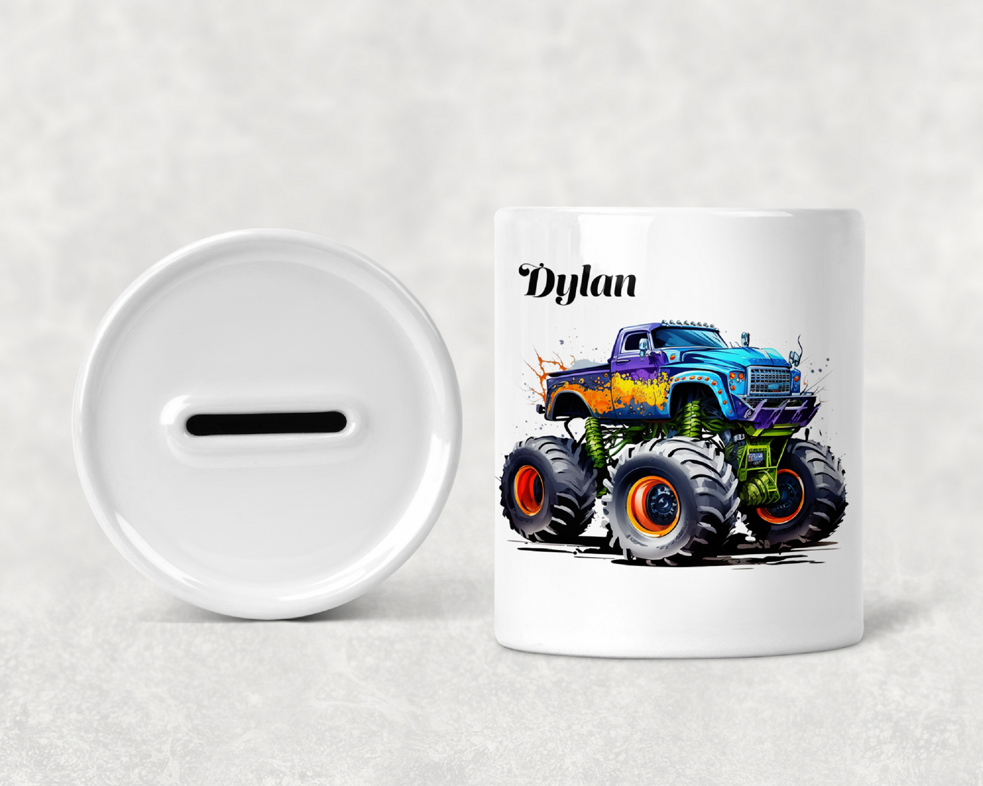  Personalised Monster Truck Money Box by Free Spirit Accessories sold by Free Spirit Accessories