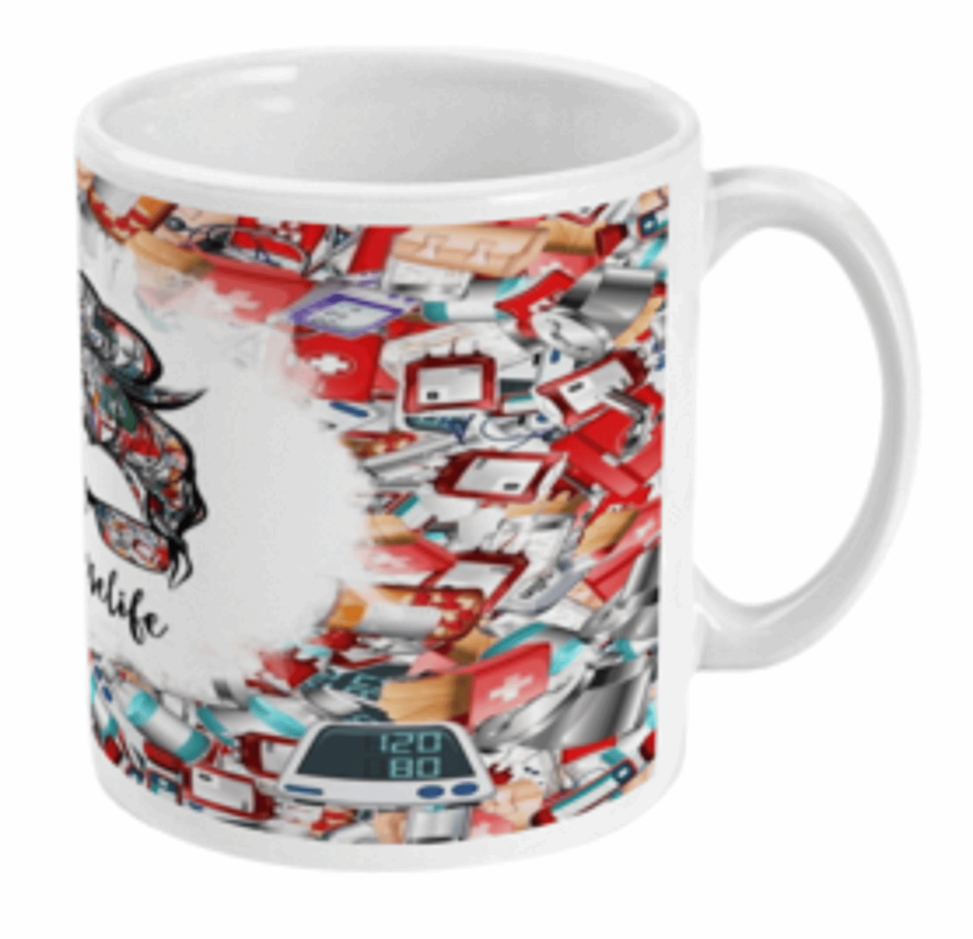  Nurse Life Mug by Free Spirit Accessories sold by Free Spirit Accessories