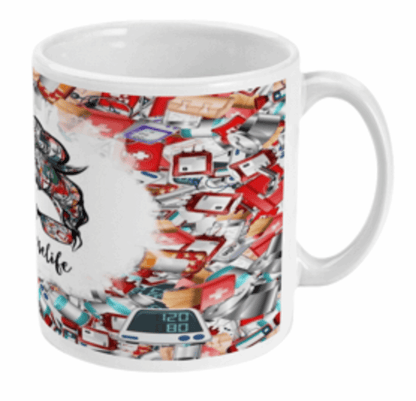 Nurse Life Mug by Free Spirit Accessories sold by Free Spirit Accessories