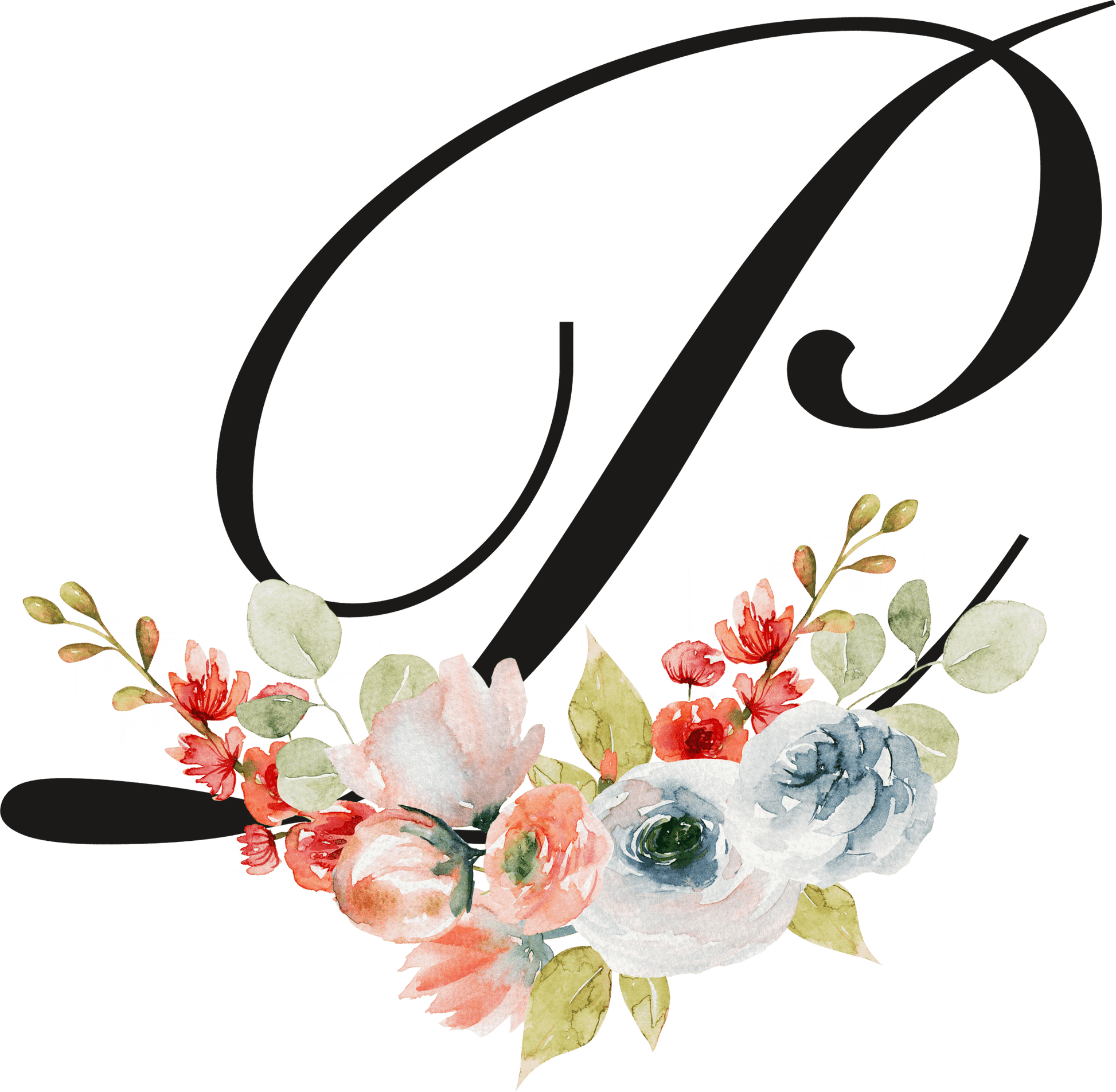  Floral Letter Initial Coffee or Tea Mug by Free Spirit Accessories sold by Free Spirit Accessories